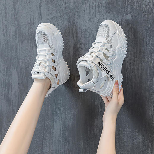 厚底内老爹鞋，网红运动女网鞋AM-357 商品图2