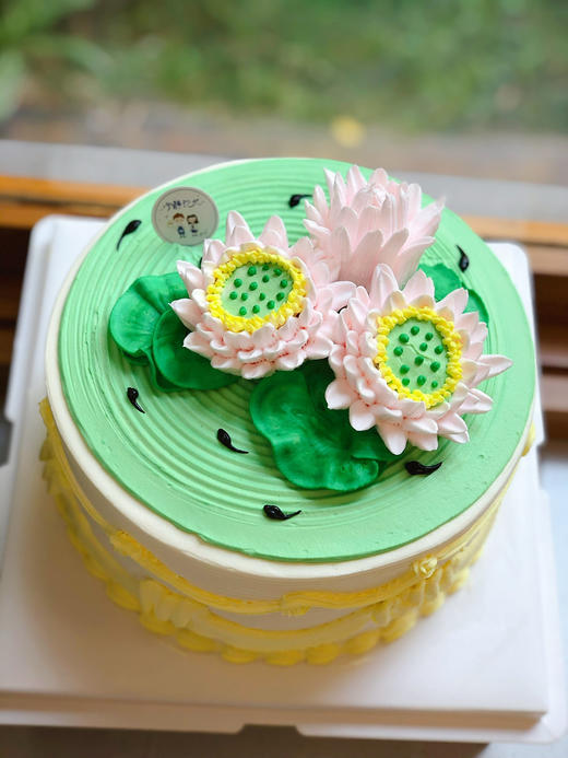 荷花奶油蛋糕 下单前请仔细阅读商品详情 商品图0