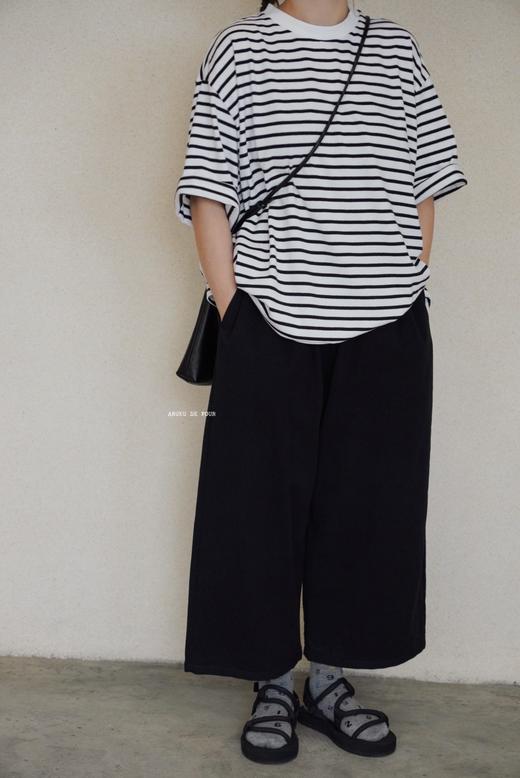 Harvesty3色条纹T恤 商品图3