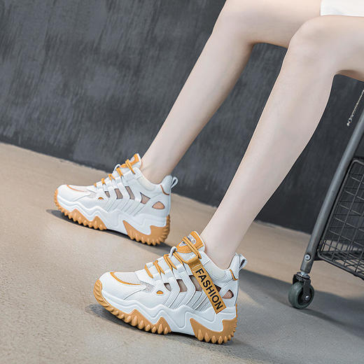 厚底内老爹鞋，网红运动女网鞋AM-357 商品图1