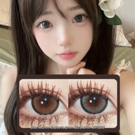 Doriscon半年抛·浮云卷&雪梨冰·14.5mm(着色参考14.2mm) 0-1000度(有525/575) 韩产进口·(建议佩戴3-4个月左右更换)