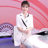 IWY/白色演讲主持人正装女气质通勤职业西装连衣裙医美工Q323 商品缩略图3