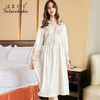 SK-S5696    19姆米新款重磅桑蚕丝睡裙女长款性感红色家居服夏长裙睡衣S5696 商品缩略图6