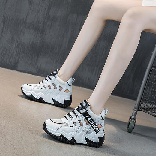 厚底内老爹鞋，网红运动女网鞋AM-357 商品图3