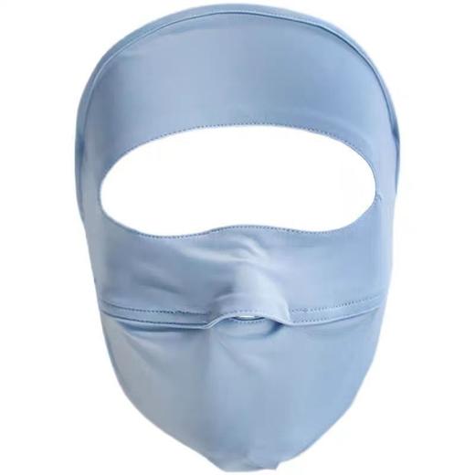 防晒面罩女夏季全脸防紫外线遮阳冰丝口罩户外骑行透气脸基尼面膜 商品图6