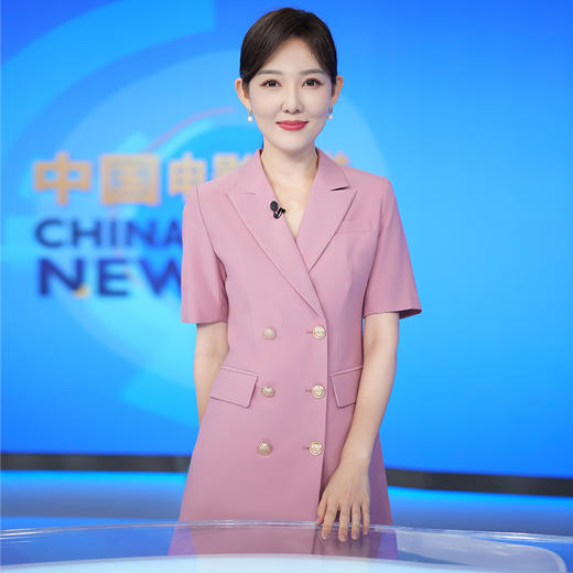 IWY/西装连衣裙女粉色演讲主持人礼服西装裙气质职业工作Q903 商品图4