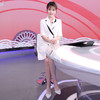 IWY/白色演讲主持人正装女气质通勤职业西装连衣裙医美工Q323 商品缩略图2