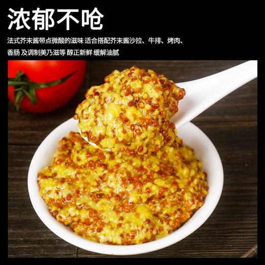 【中欧班列精选】法国原装进口欧萨整粒粗粒芥末籽酱350g/820g SHRW 商品图1