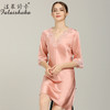 SK-S5694新款中袖蕾丝性感桑蚕丝真丝睡裙 S5694 商品缩略图2