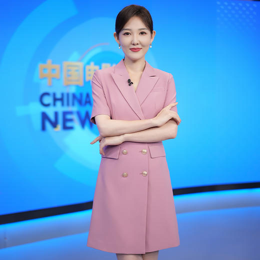 IWY/西装连衣裙女粉色演讲主持人礼服西装裙气质职业工作Q903 商品图3