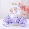 8-12岁女孩水晶球音乐盒公主马车旋转八音盒女生儿童生日毕业礼物 商品缩略图3