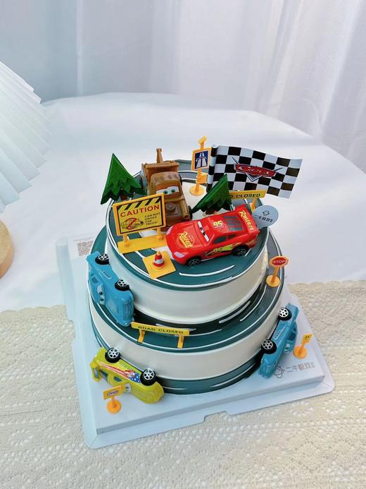 双层蛋糕 - 汽车总动员 商品图1
