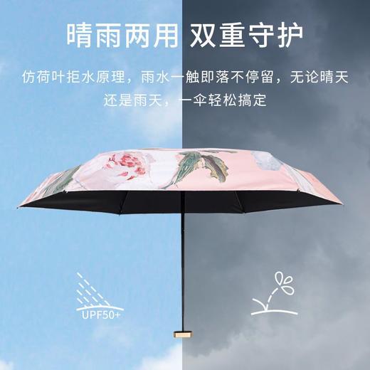 小巧便携胶囊太阳伞防晒防紫外线遮阳晴雨伞两用女迷你五折叠口袋 商品图4