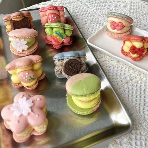 高颜值马卡龙（冷藏15天冷冻1个月）口味随机 单个包装 商品图0