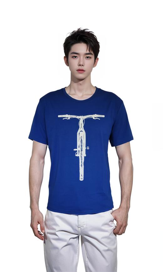 REDLAKE自我驱动T恤衫宝蓝色（男女同款） 商品图4