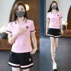 2023夏女运动服套装休闲时尚短袖短裤AL-E05-2241 商品缩略图0