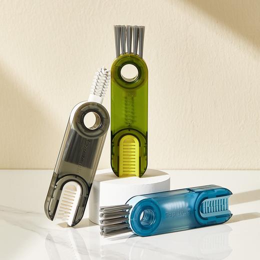 杯刷洗杯神器杯盖硅胶杯口刷茶水杯清洗奶瓶刷缝隙刷硬毛清洁刷 商品图4