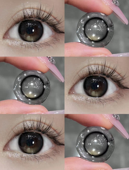 Allecon·年抛  小青心/小腮红/小卧蚕 水光瞳温柔又纯欲/颜控档真的爱惨了；染色 13.5mm/备注双眼度数 商品图1