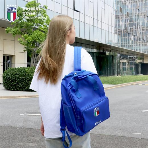 意大利国家队官方商品丨蓝色大容量防水简约休闲双肩背包足球迷 商品图2