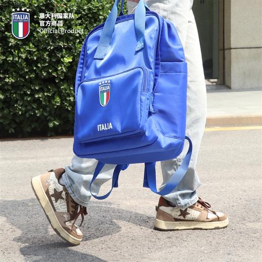 意大利国家队官方商品丨蓝色大容量防水简约休闲双肩背包足球迷 商品图4