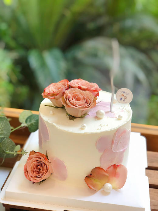 鲜花奶油蛋糕 下单前请仔细阅读商品详情 商品图1