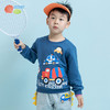 贝贝怡童装男童卫衣春季儿童宽松休闲圆领卡通印花上衣231S3125 商品缩略图0