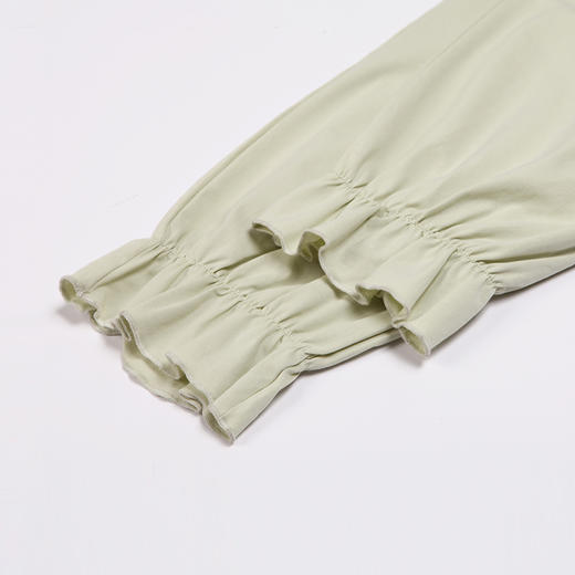 都市丽人单面无尘棉女士棉质薄款长袖长裤类家居服套装LH32M8 商品图7