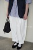 gauze黑白2色阔腿裤 商品缩略图0