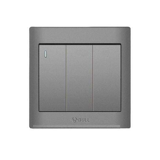 公牛 面板开关 G32 灰  三开 商品图0