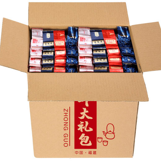「四大茗茶！满满一箱」金骏眉正山小种红茶大红袍铁观音乌龙茶小泡袋装茶叶茶饮 商品图4