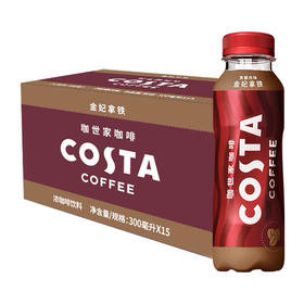 COSTA COFFEE金妃拿铁咖啡饮料 300ml/瓶