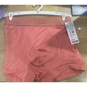 都市丽人都市锋尚简约基础60S木莱尔人棉平角裤男士内裤新年本命年红品FK3CN2