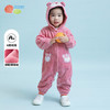 贝贝怡婴儿连体衣秋冬加绒保暖女宝宝哈衣爬服连帽衣服外穿冬装 商品缩略图0