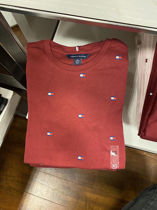 Tommy Hilfiger/汤米 夏季印花短袖女士圆领纯棉舒适休闲T恤 商品图3