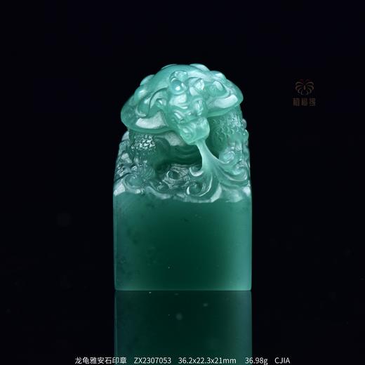 【祥瑞】龙龟雅安石印章    ZX2307053 商品图0