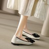 ZHR休闲豆豆鞋女春秋款软底女鞋不累脚平跟单鞋气质蝴蝶结瓢鞋女 商品缩略图1