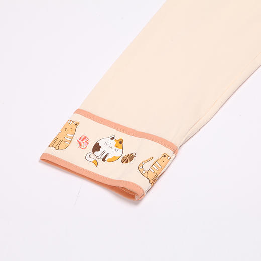 都市丽人单面无尘棉女士棉质薄款长袖长裤类家居服套装LH31G3 商品图5