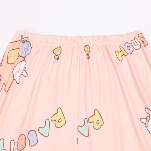 都市丽人女士牛奶丝拉架薄款长袖长裤类家居服套装LH32H1 商品图7