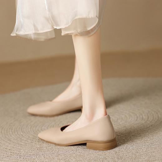 ZHR浅口单鞋女2023新款一脚蹬轻便软底豆豆鞋韩版百搭休闲乐福鞋 商品图7