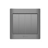 公牛 面板开关 G32 灰  四开 商品缩略图0