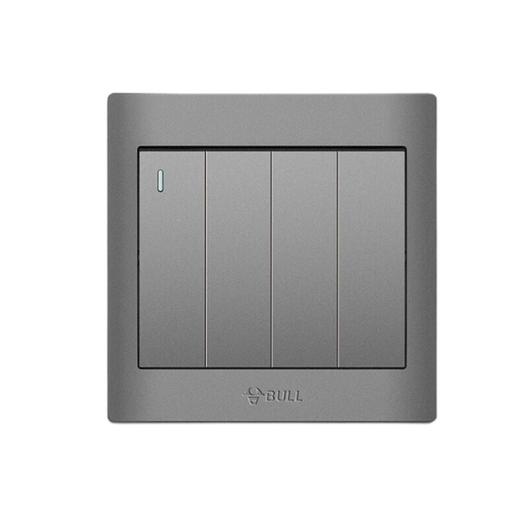 公牛 面板开关 G32 灰  四开 商品图0