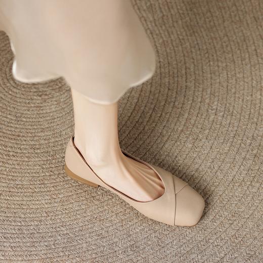 ZHR浅口单鞋女2023新款一脚蹬轻便软底豆豆鞋韩版百搭休闲乐福鞋 商品图6