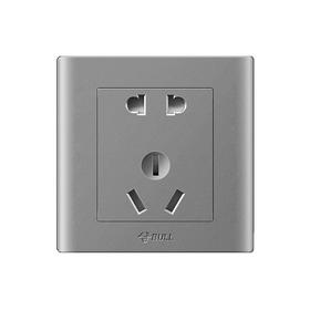 公牛 面板开关 G32 灰  五孔