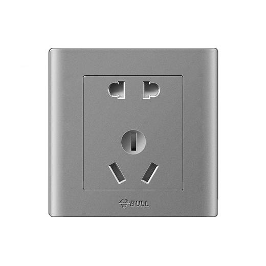 公牛 面板开关 G32 灰  五孔 商品图0