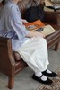 gauze黑白2色阔腿裤 商品缩略图2