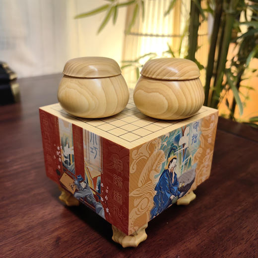 非常迷你本榧棋墩，颜色请备注。980元含棋墩一个，罐一对，棋子一小份。装饰品 商品图9