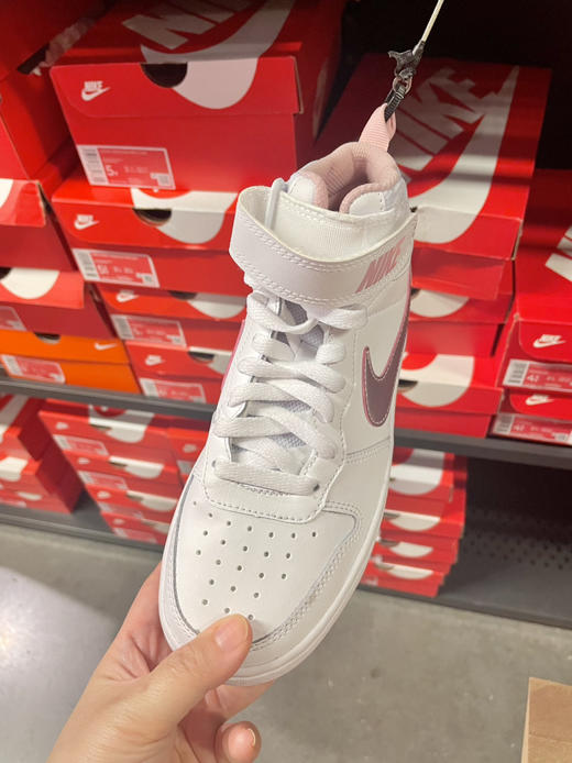 Nike 耐克大童款空军一号女鞋 白色粉勾 只有4Y/4.5Y，相当于36/36.5码 商品图1