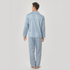 都市丽人都市锋尚好睡好眠男士睡衣色丁提花丝质薄款长袖长裤类家居服套装FH31H6 商品缩略图2