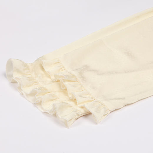 都市丽人好睡好眠女士睡衣色丁提花丝质薄款长袖长裤类家居服套装LH31H5 商品图4