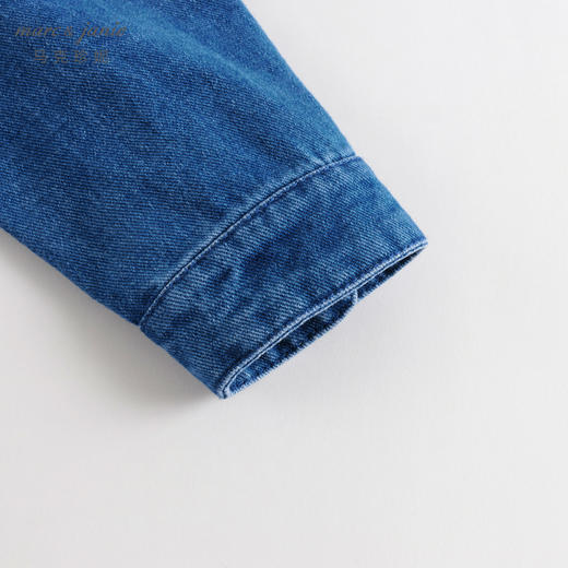 马克珍妮秋装新款 男童趣味图案纯棉柔软牛仔衬衫 儿童衬衣231393 商品图4